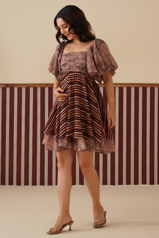 Siena Maternity Layered Dress