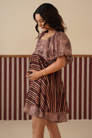 Siena Maternity Layered Dress