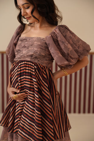 Siena Maternity Layered Dress
