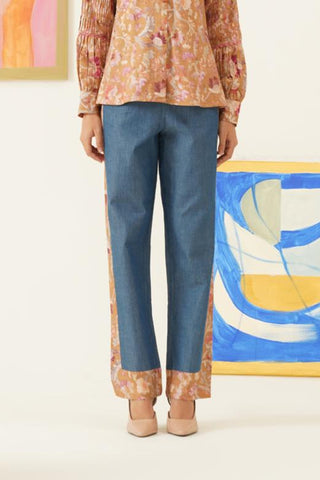 Maira Denim Blue Pants