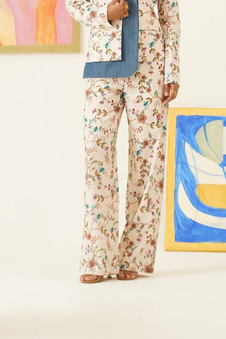 Mirlla Printed White Pants