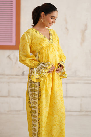 Elira Maternity Kaftan Dress