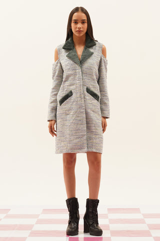 Liv Oversized Tweed Coat