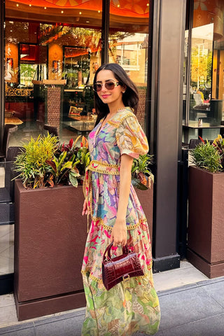 Florence Printed Midi Dress