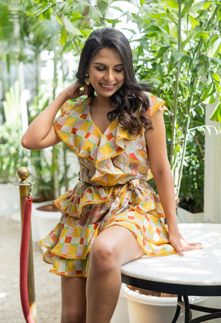 Beatrix Flounced Skort Dress